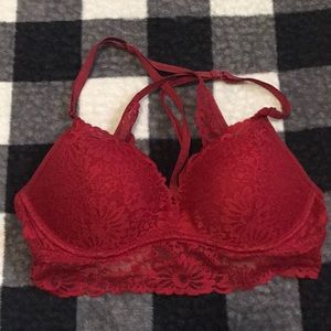 Victoria's Secret pink bralette push up small